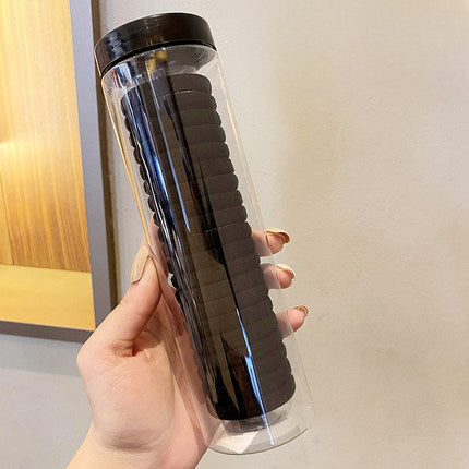 Wholesale of 20 Canned High Elasticity Fabric Hair Ropes