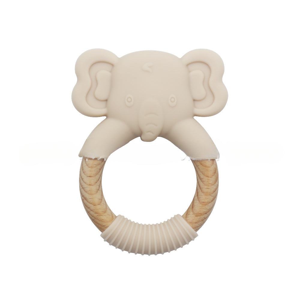 Wholesale 10PCS/PACK Baby Elephant Soft Silicone Food Grade Teething Stick