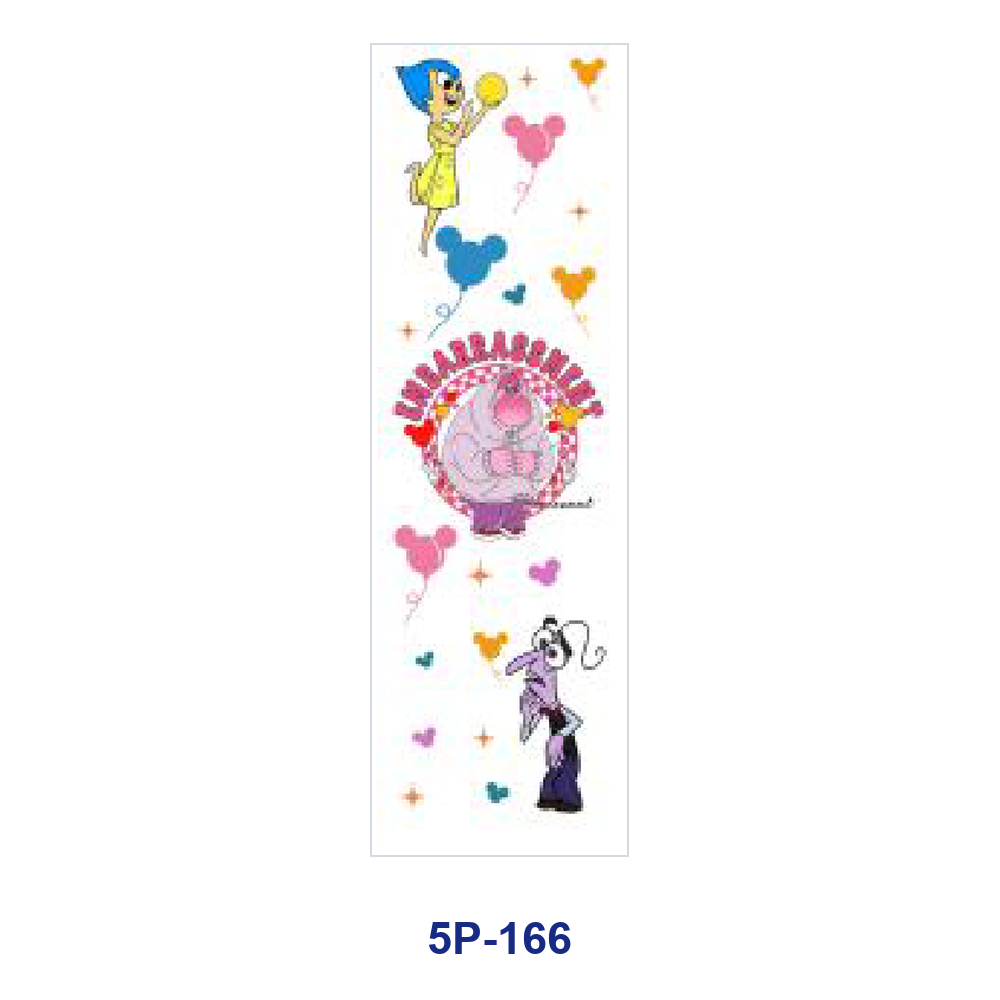 Wholesale 2/ 8/ 16pcs Cute Colorful Cartoon Element Print Pen and Bookmark Stickers UV DTF Wraps OLY Exclusive