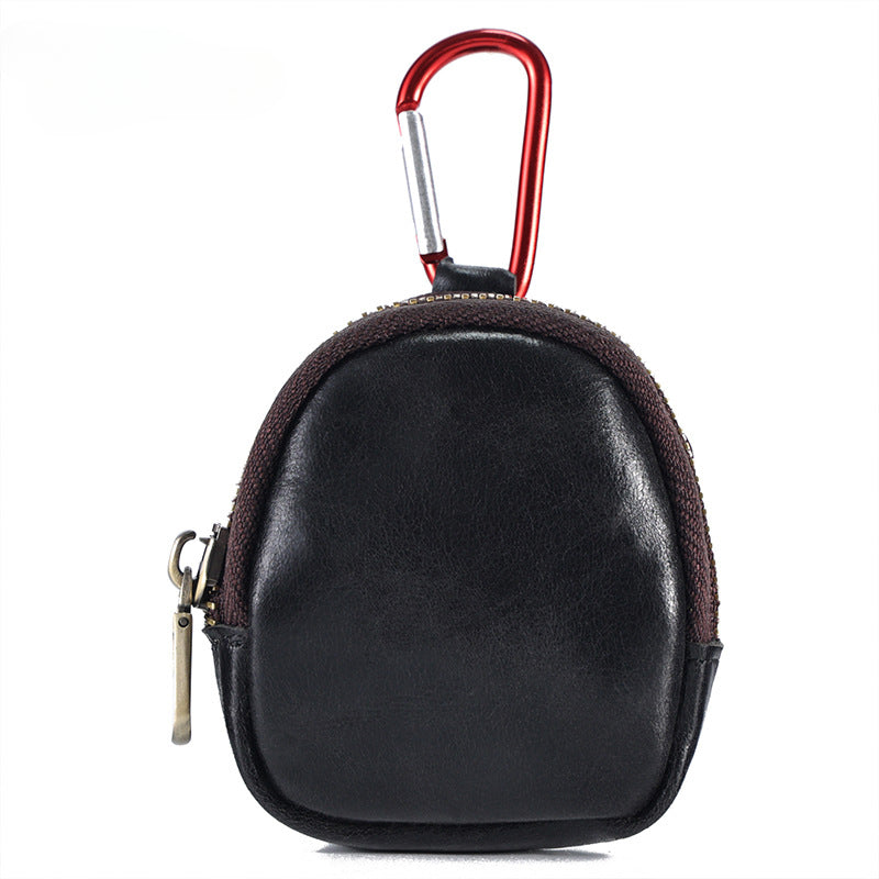 Wholesale Coin Purse Multifunctional Earphone Storage Bag Genuine Leather