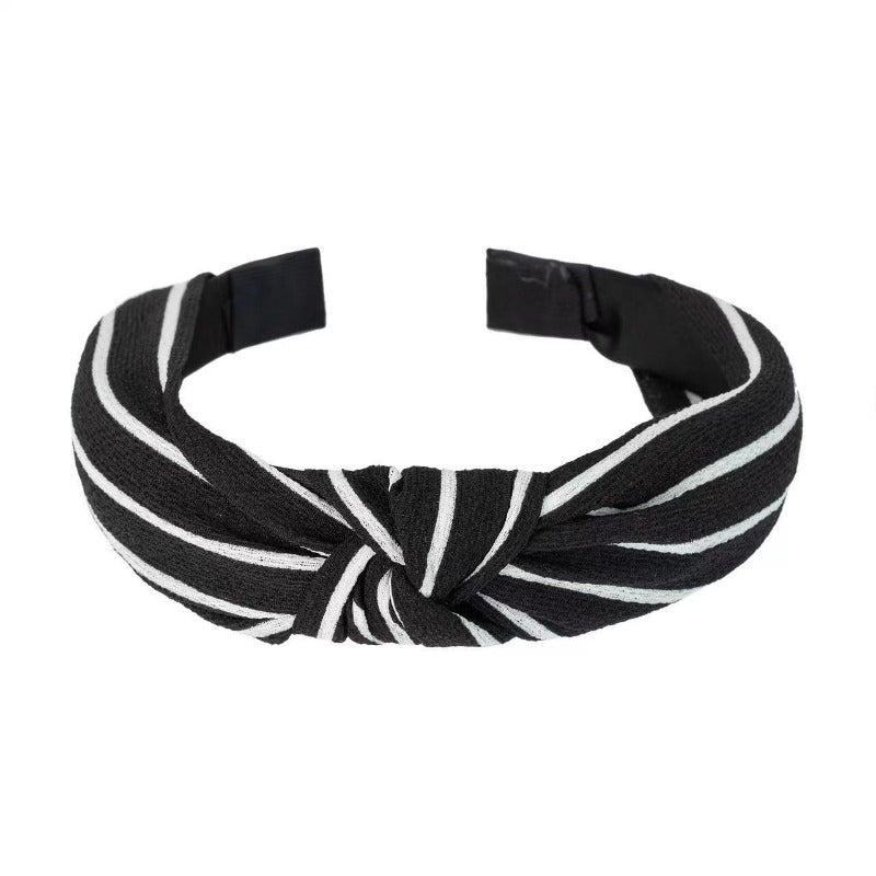 Wholesale Vintage Wide Edge Fabric Tie Headbands