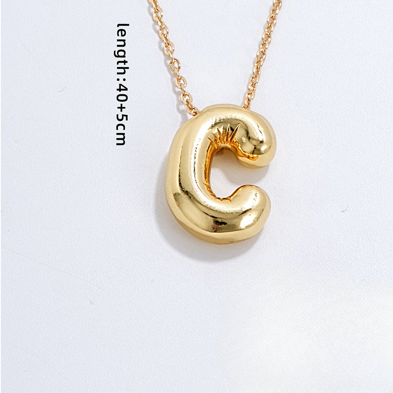 Wholesale Stainless Steel English Letter Necklaces