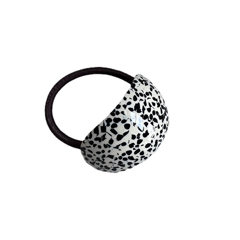 Wholesale Oval Horse Tail Ball Head Temperament Acetate Fiber Hair Scrunchies