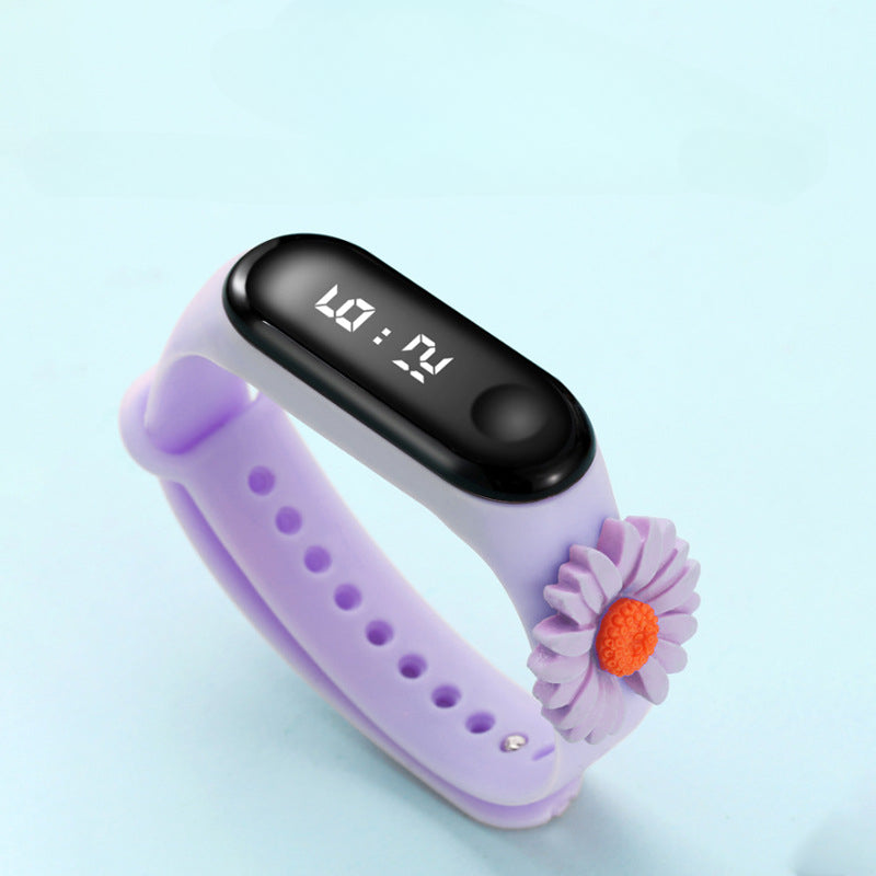 Wholesale Plastic Daisy Electronic Watch for Kids