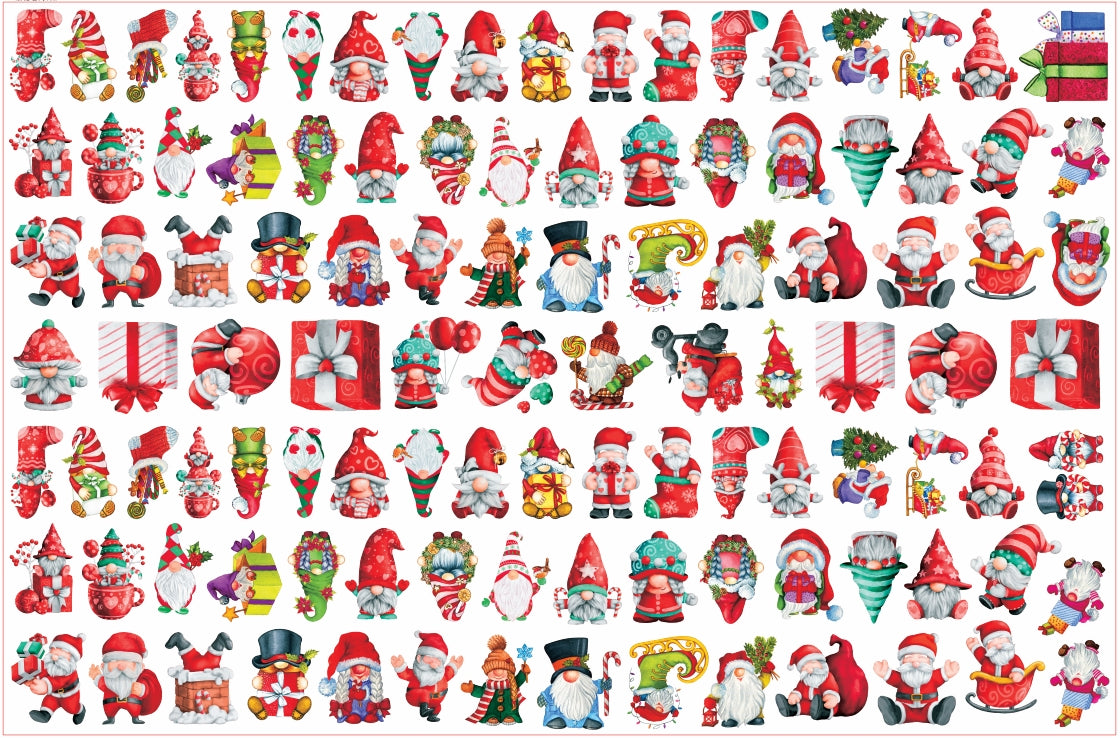 Wholesale Christmas Santa Claus Acrylic Cartoon 2cm/4cm/6cm/8cm Pieces DIY Charms Flatbacks Pendant