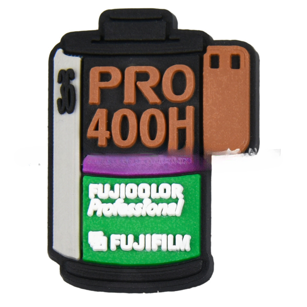 Wholesale 50PCS PVC DIY Hole Shoes Accessories Camera Series Shoe Flowers