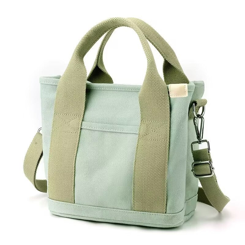 Wholesale Versatile Simple Canvas Bag Lunch Large Capacity Shoulder Bags