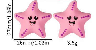 Wholesale 20pcs/pack 3D Ocean Animal Silicone Beads