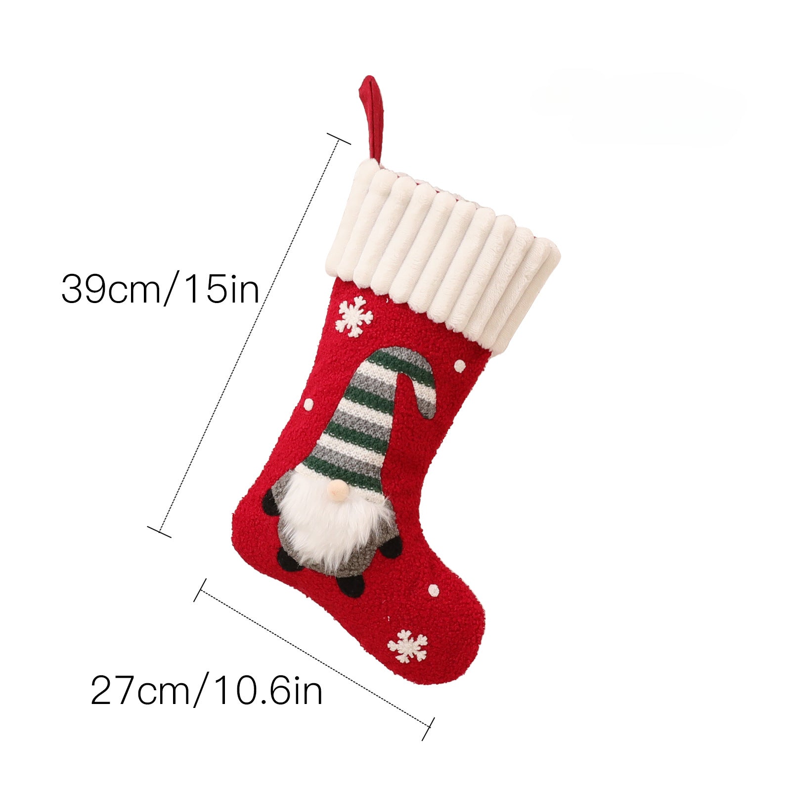 Wholesale Christmas Knitted Socks Dolls Children Candy Gift Bags
