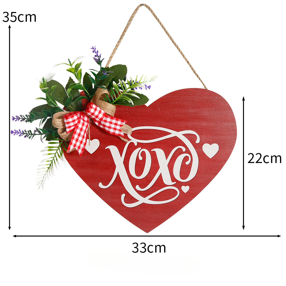 Wholesale of Valentine's Day Love Wooden Door Signs and Decorations