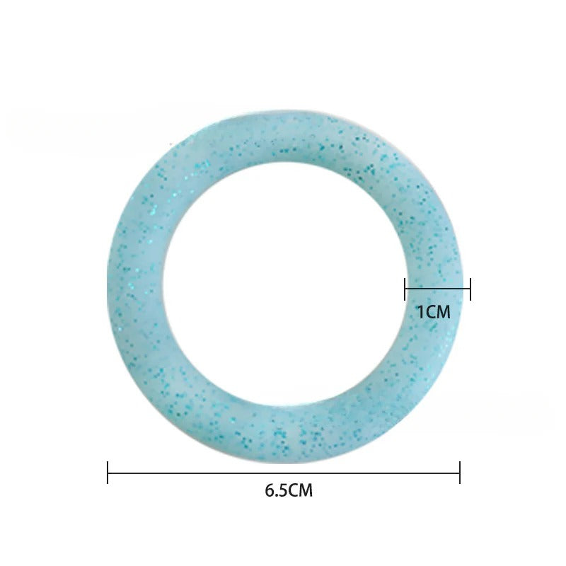 Wholesale 20PCS Glitter Silicone Ring