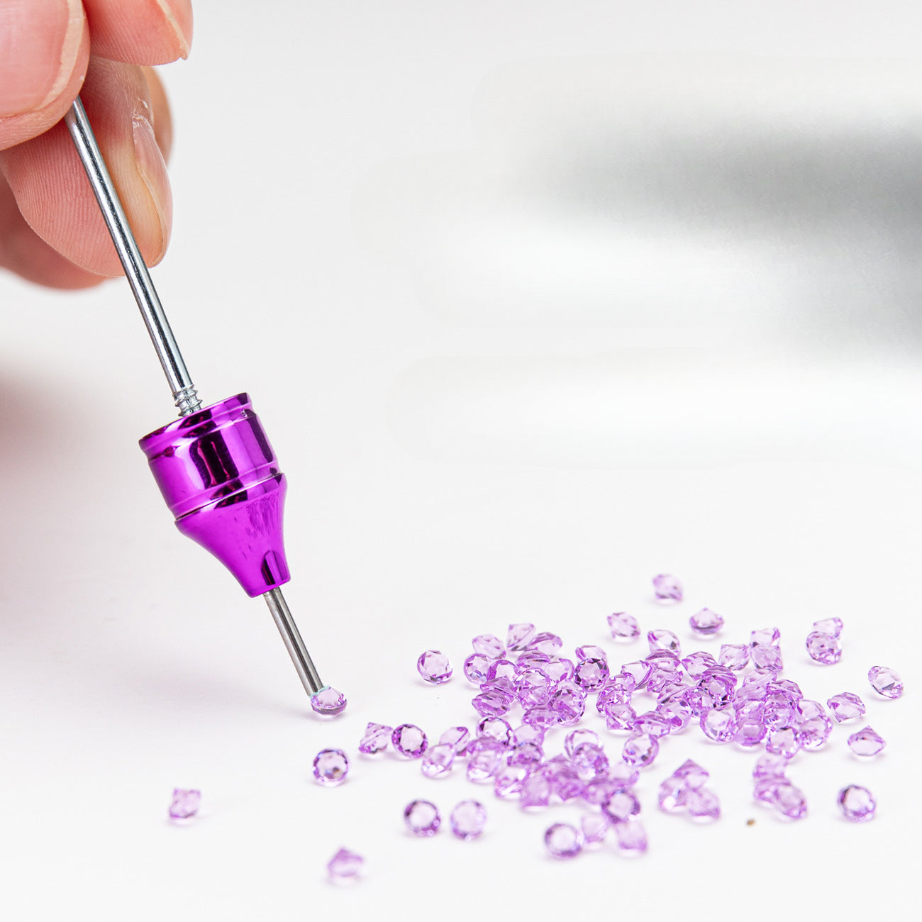 Wholesale 2pcs Nail Art Tool Double-ended Dot Drill with Wax Blotting Dot Pen