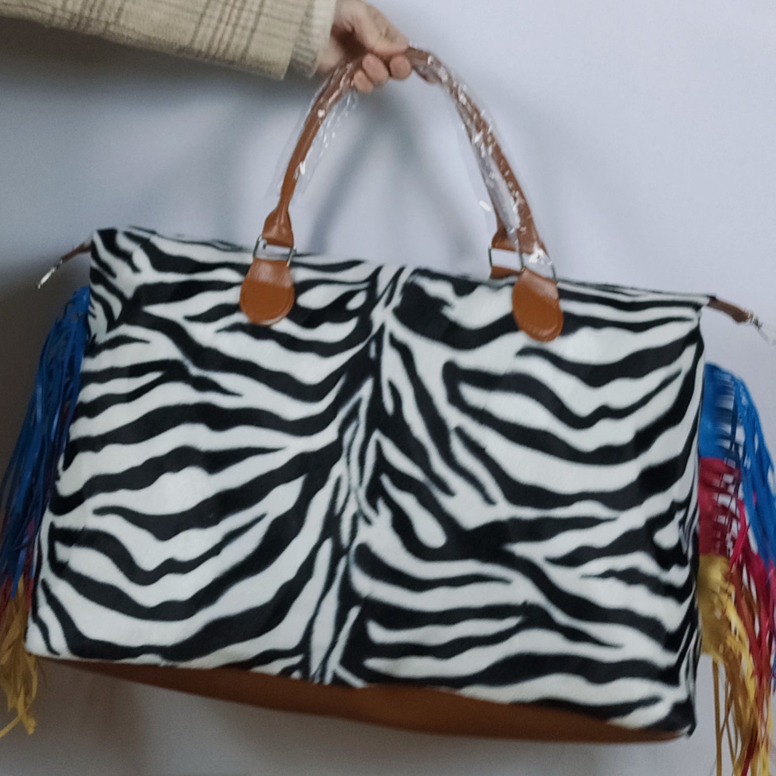 Wholesale Leopard Print Canvas Shoulder Bag