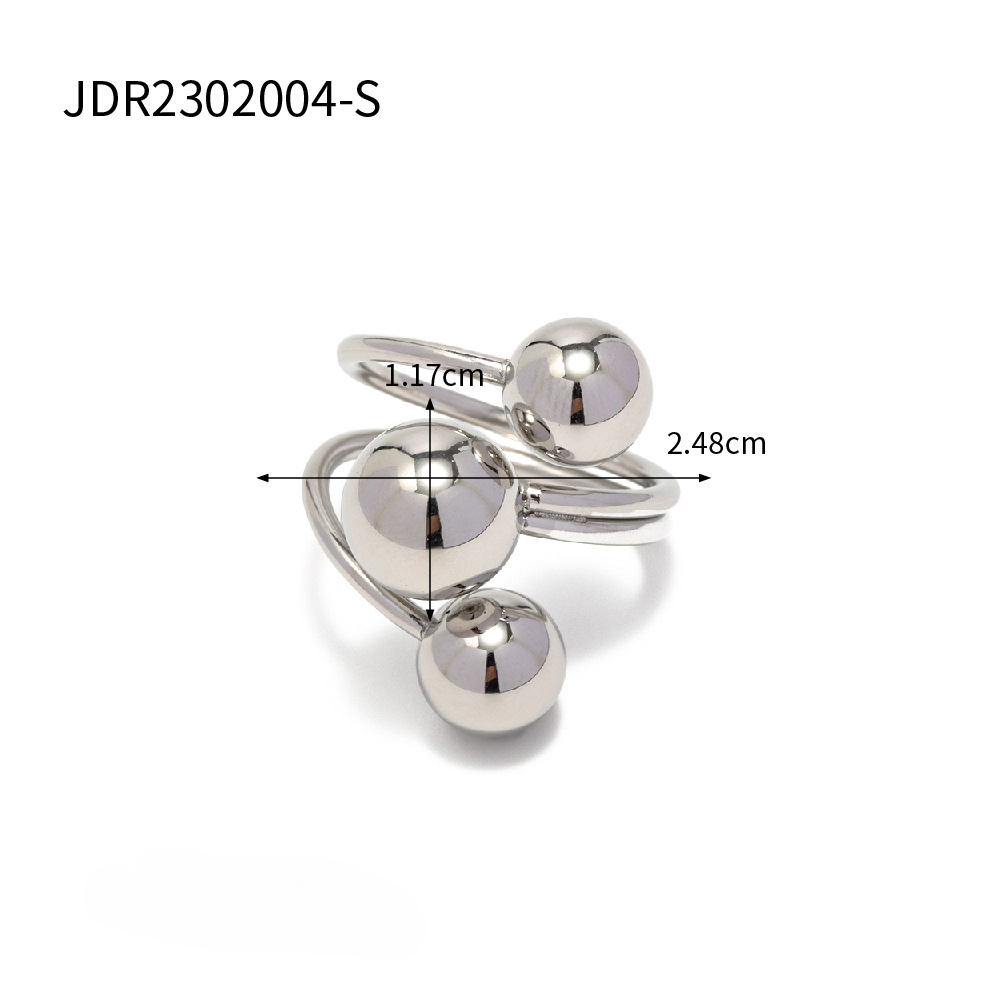 Anillos de pelota grandes y pequeños acero inoxidable al por mayor