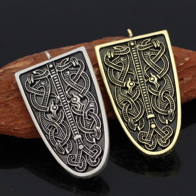 Wholesale Viking Rune Odin Celtic Wolf Odin Brooch