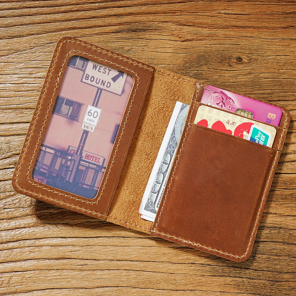 Wholesale Cowhide Multifunctional Card Holder
