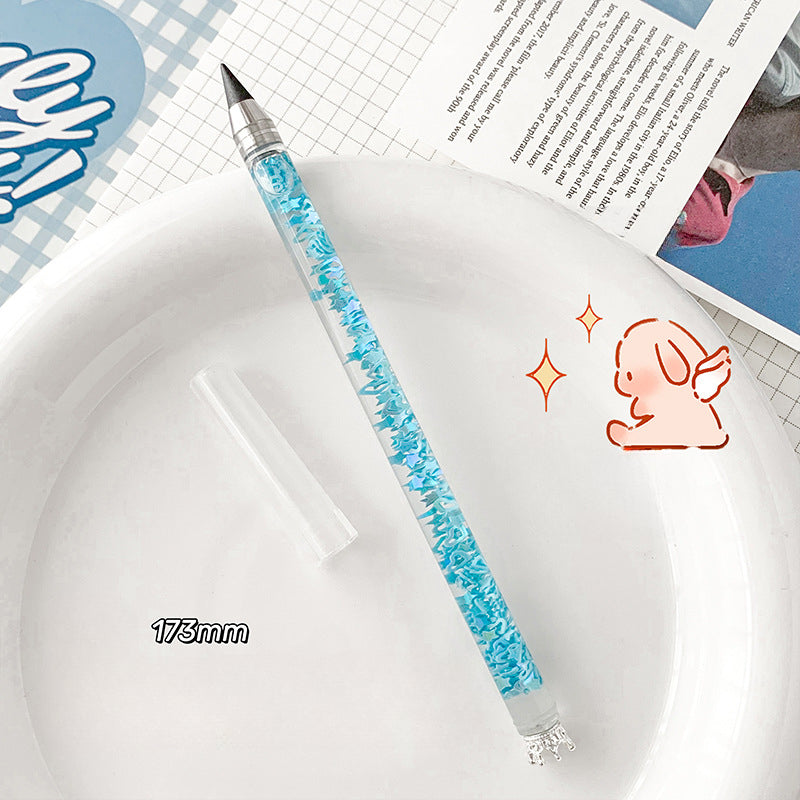 Wholesale Quicksand Pencils Eternal Plastic Pencils Colored Pencils