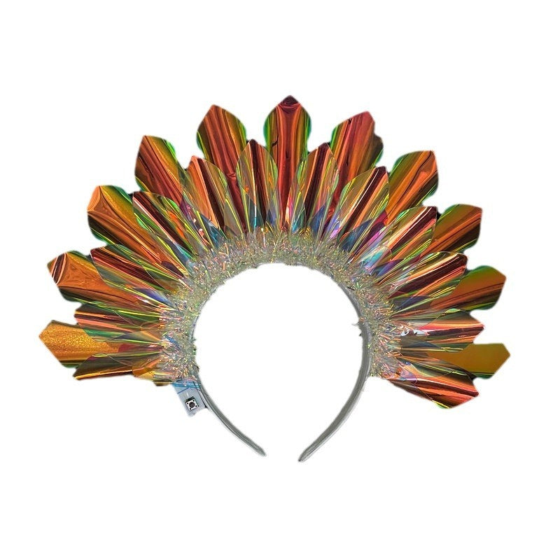 Wholesale Color Luminescent Film Plastic Head Clamp