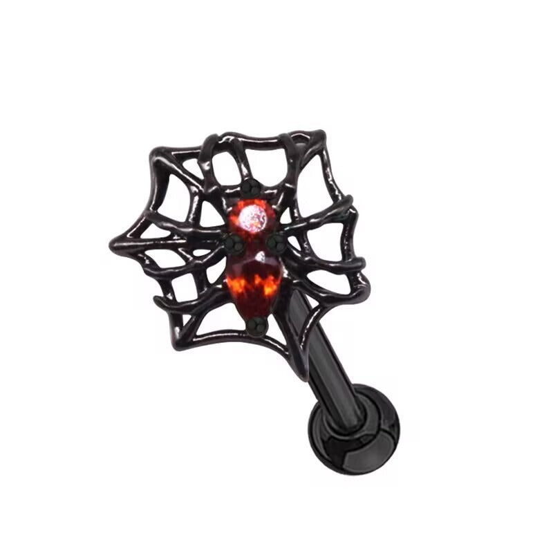 Wholesale Gothic Cross Water Drop Zircon Stainless Steel Earrings