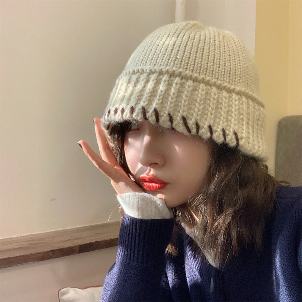 Wholesale Knitted Coarse Woolen Fisherman's Hats