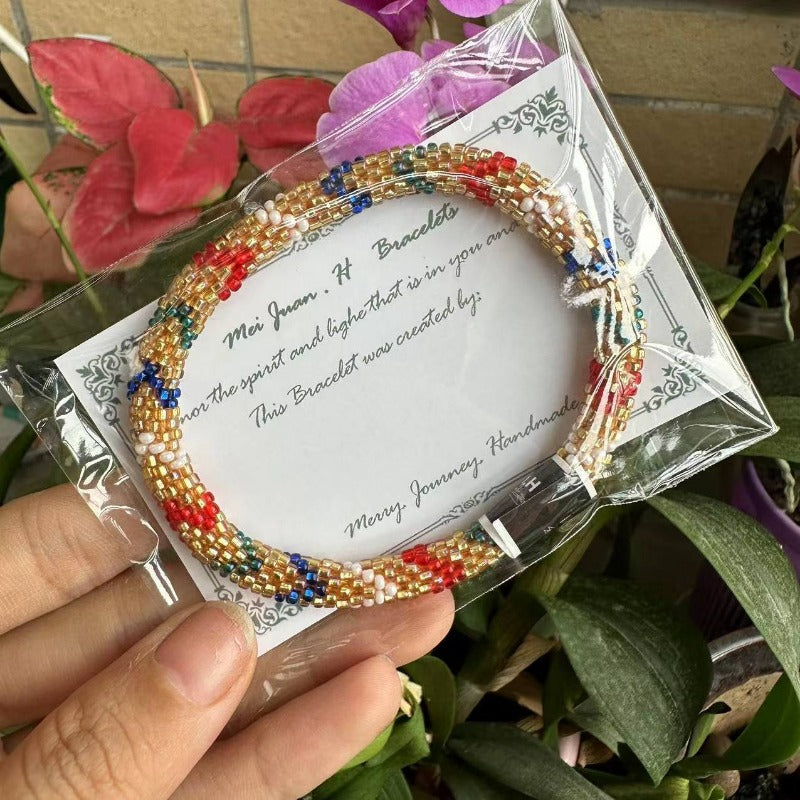 Wholesale Japanese Bohemian Rice Beads Fragrance Diffuser Bracelet