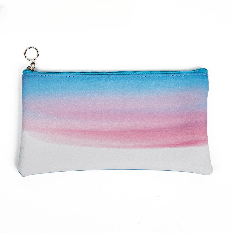 Wholesale Zipper Gradient Change Mobile Phone Bag Portable Cosmetic Bag Multifunctional Handbag
