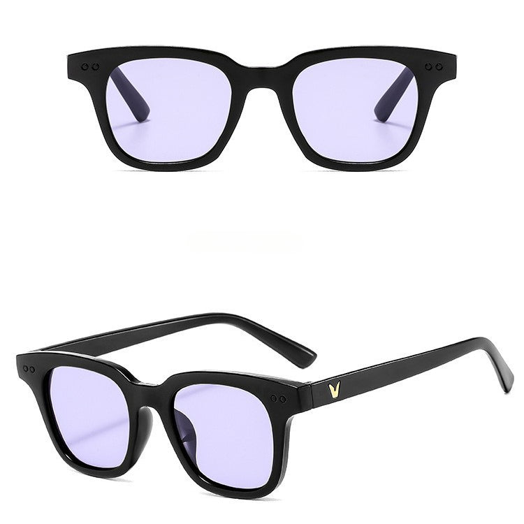 Wholesale New UV Protection Square Small Frame PC Sunglasses
