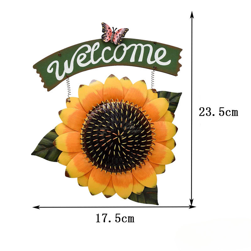 Wholesale Acrylic Sunflower Welcome Sign Decorations