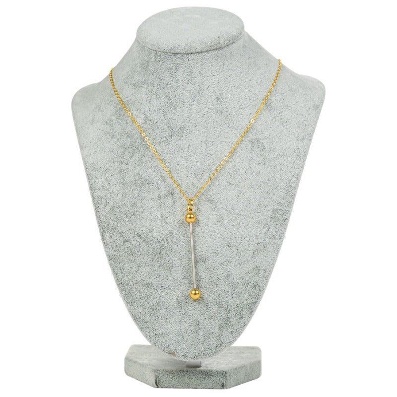 Wholesale Light Luxury Niche High-end Accessories DIY Handmade Bead Necklaces