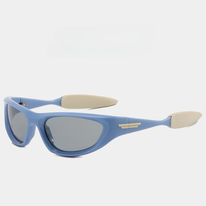 Wholesale Y2K Technology Sense PU Sunglasses