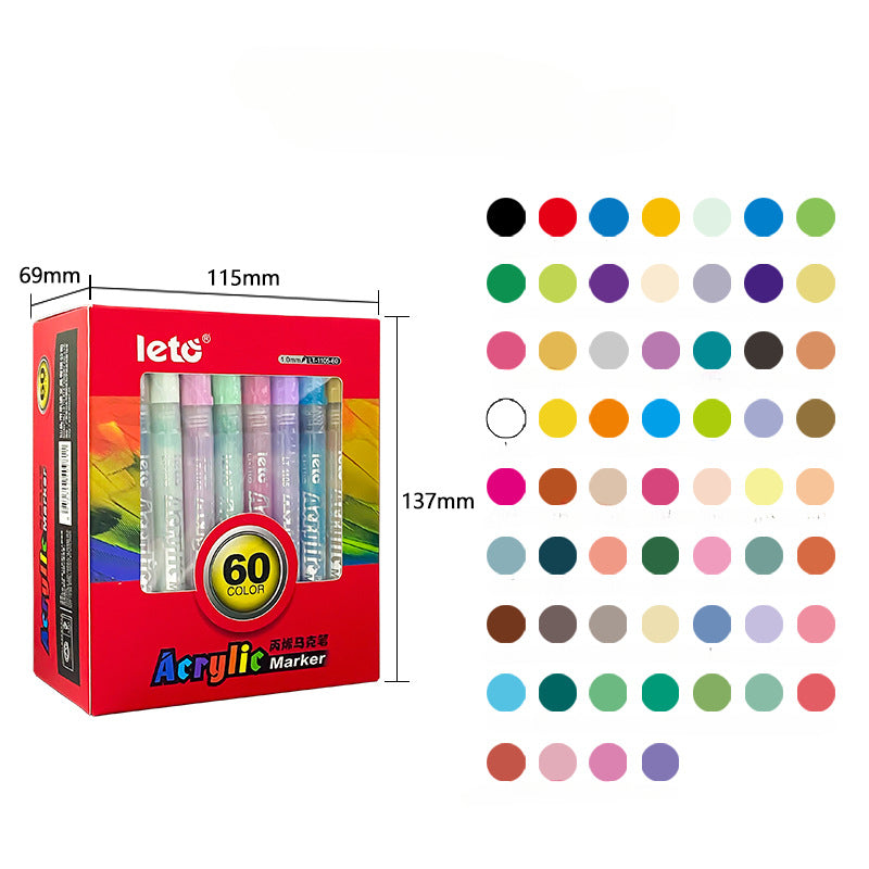 Wholesale Colorful Waterproof Sunscreen Non-fading Plastic Color Pens