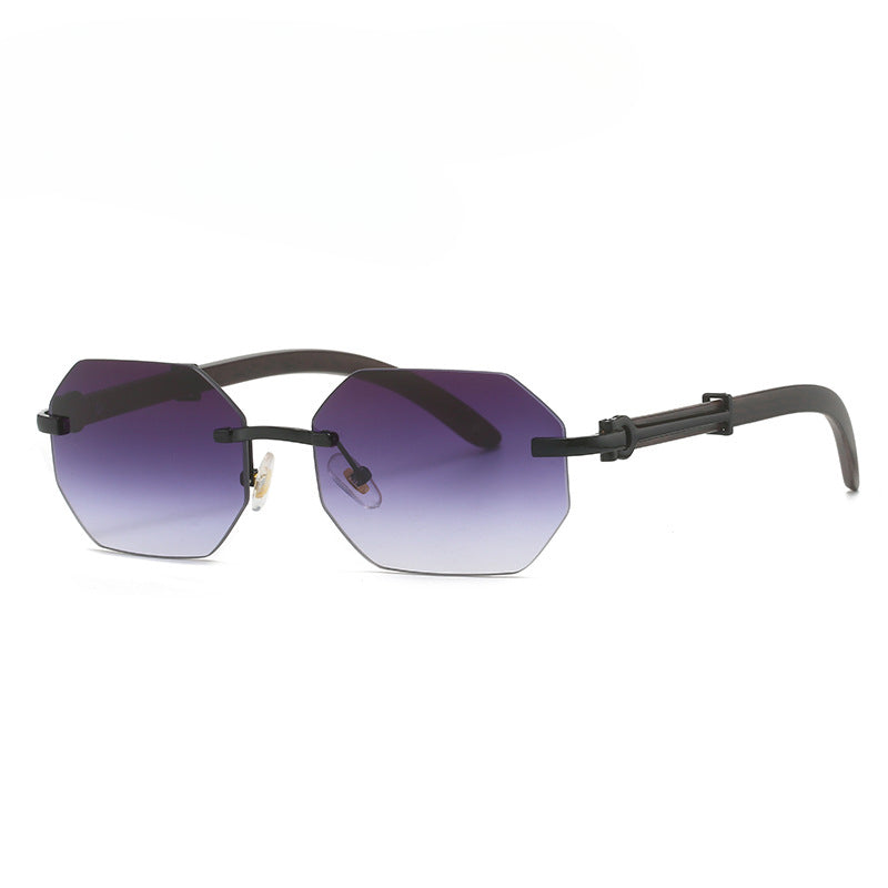 Wholesale Retro Rimless Sunglasses