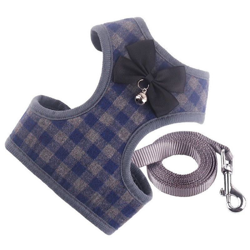 Wholesale Plaid Vest Anti-breakaway Traction Rope