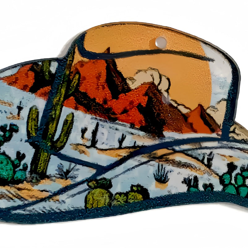 Wholesale 10pcs Western Cowboy Hat Acrylic DIY Material Accessories OLY Exclusive