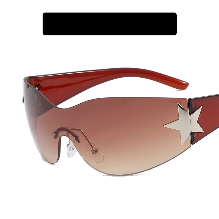 Wholesale PC Frameless Pentagram Sunglasses