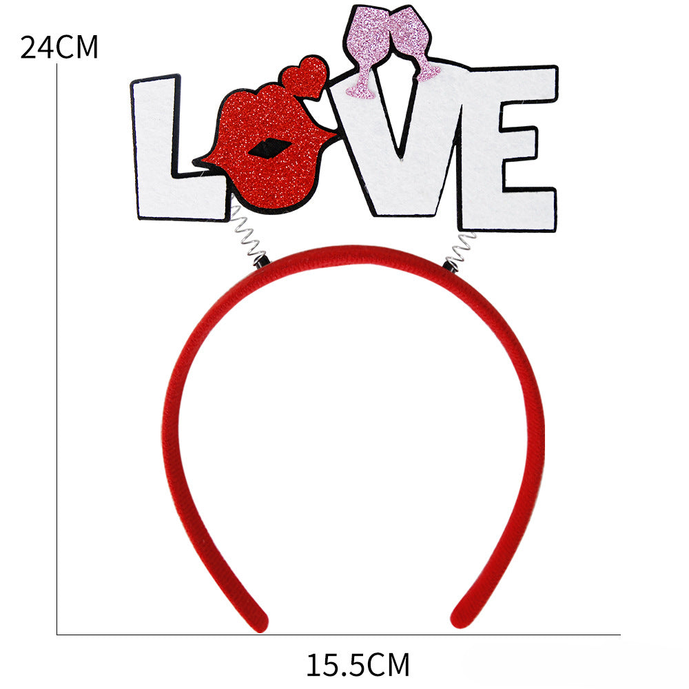 Wholesale Valentine's Day Decorations Plastic Headband