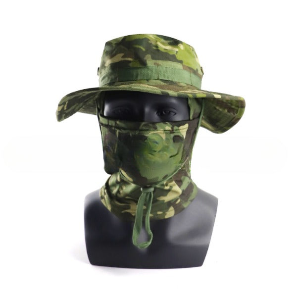 Wholesale Camouflage Outdoor Mountaineering Visor Detachable Fisherman Hat