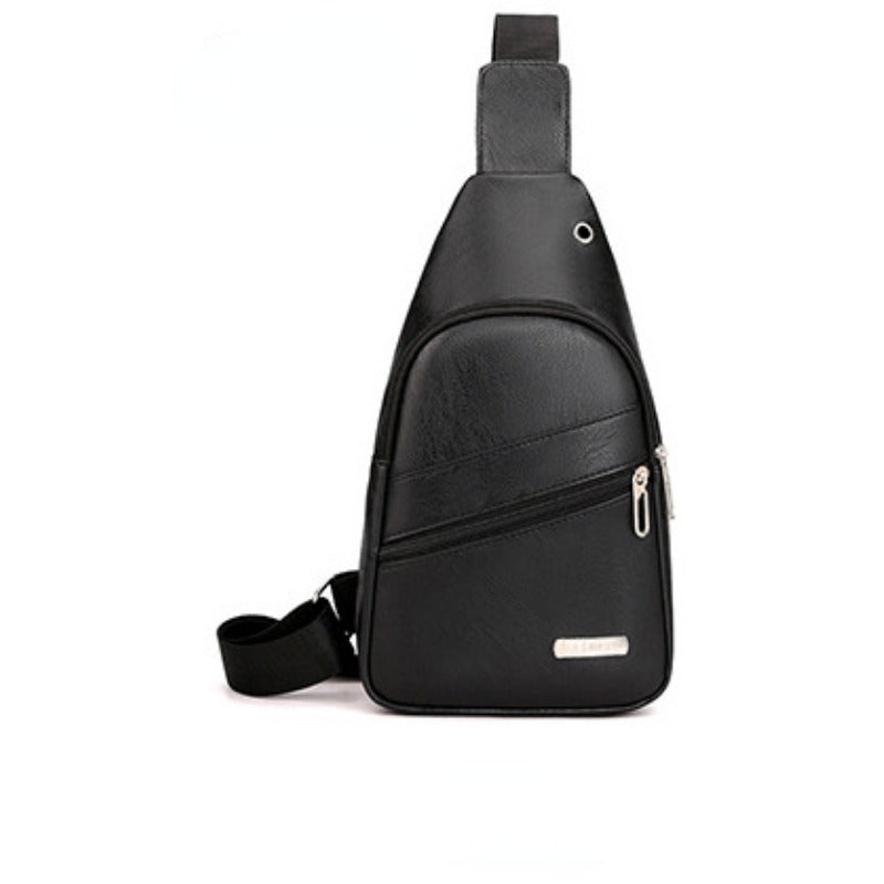 Wholesale PU Men's Chest Bags
