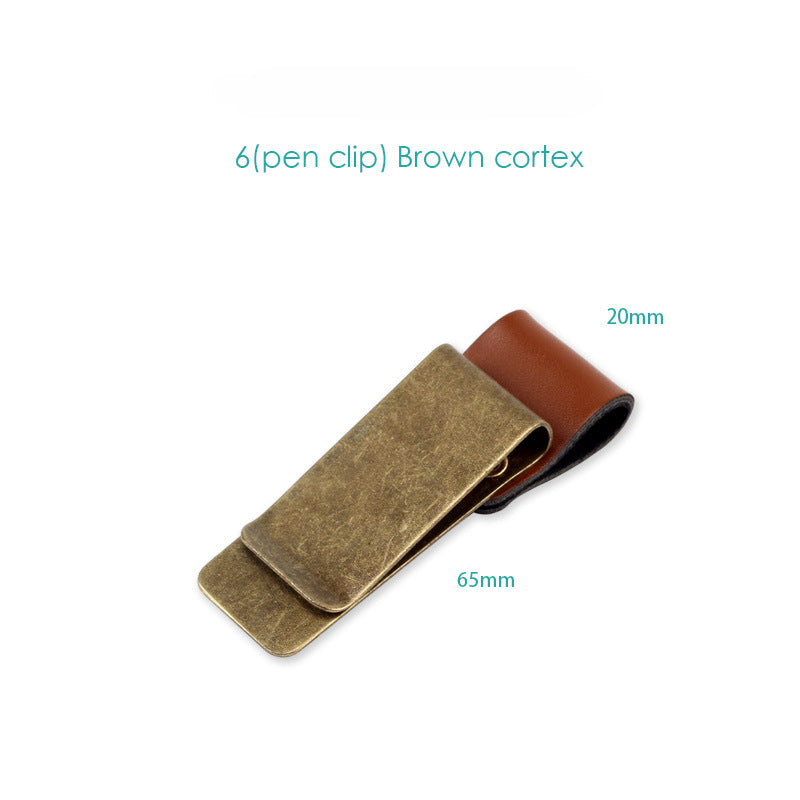 Wholesale Brass Stainless Steel Metal Pen Clip