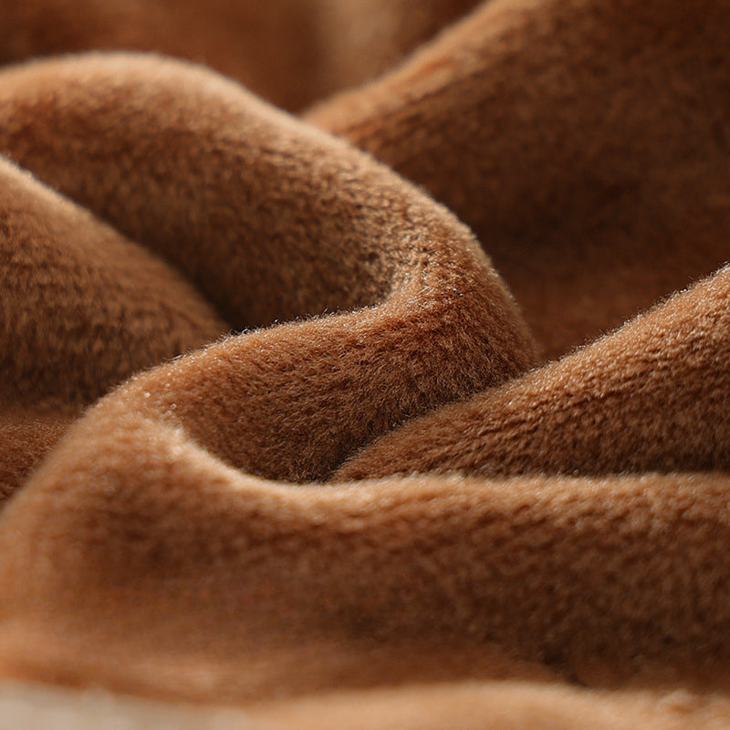 Wholesale Winter Outdoor Cycling Suede Men's Windproof and Warm Gloves