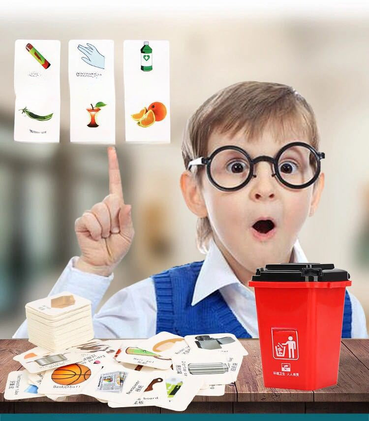 Wholesale Mini Creative Desktop Cartoon Cute Children's Garbage Sorting Toys