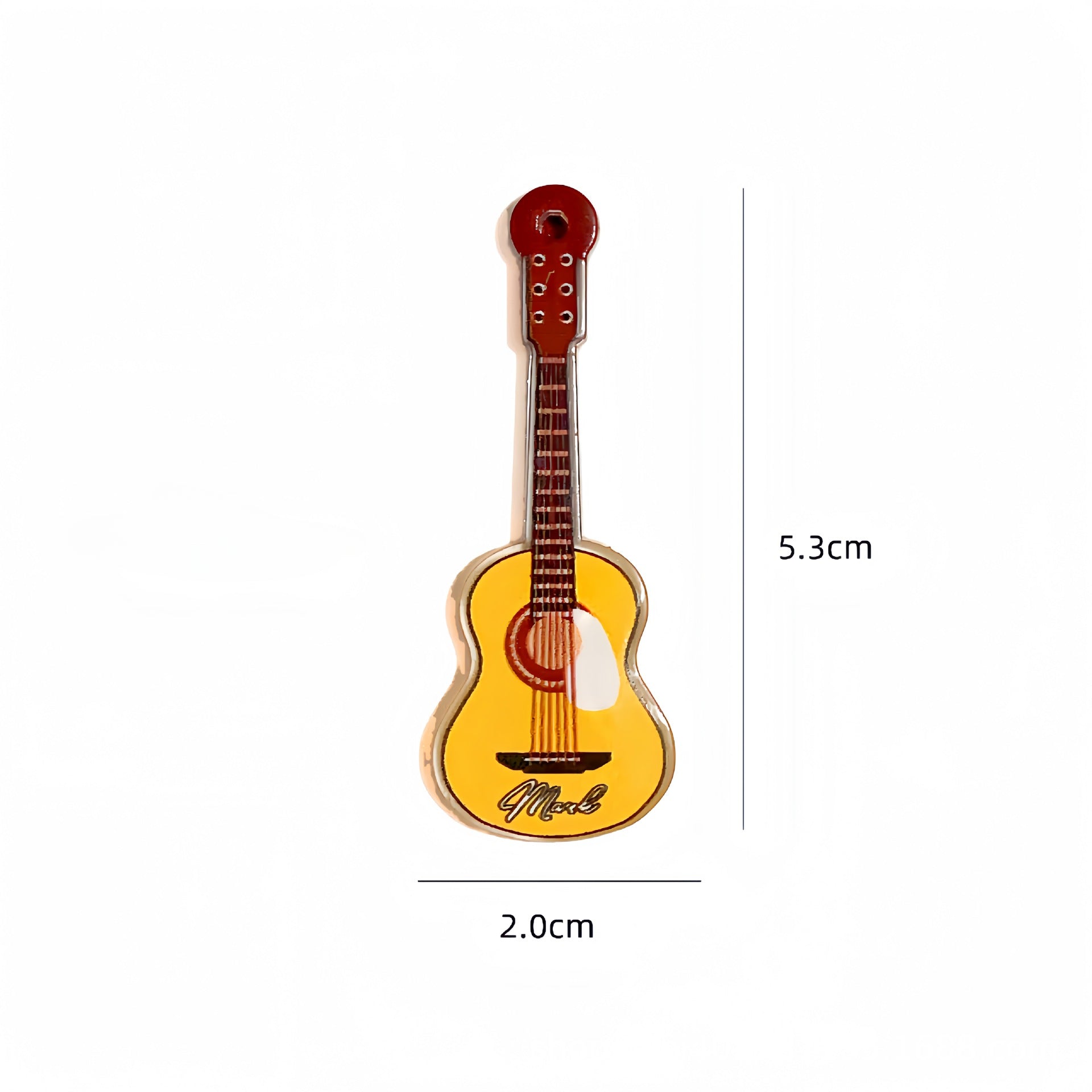 Wholesale 10pcs Double-sided Musical Instrument Guitar DIY Jewelry Accessories