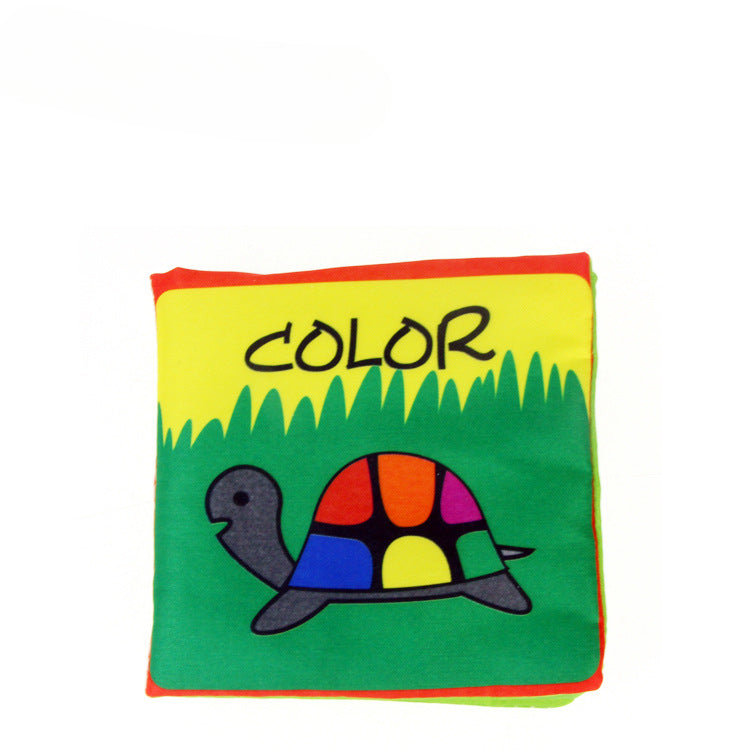 Wholesale Baby English Phonetic Paper Palm Cloth Book Early Education Toy Digital Shape Animal Cognition Book
