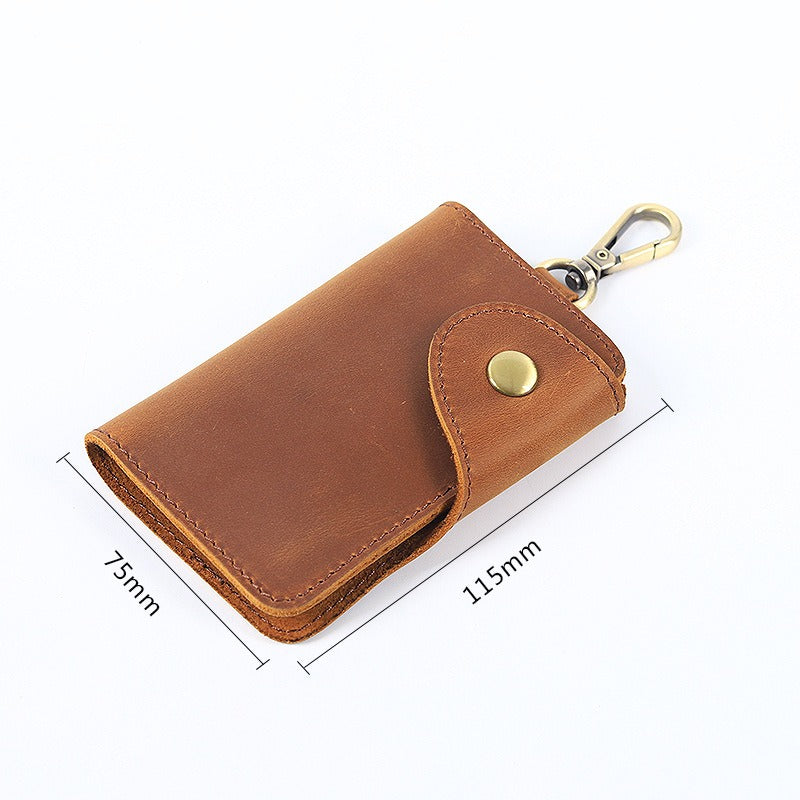Wholesale Genuine Leather Creative Retro Multifunctional Keychain