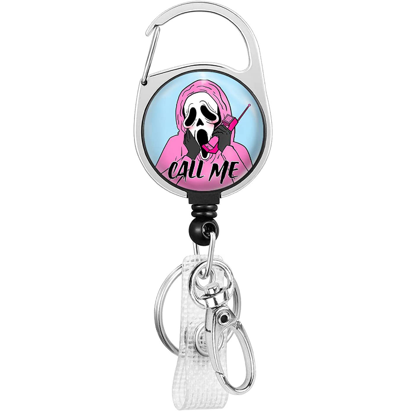 Wholesale ABS Halloween Pumpkin Roll Up Keychain