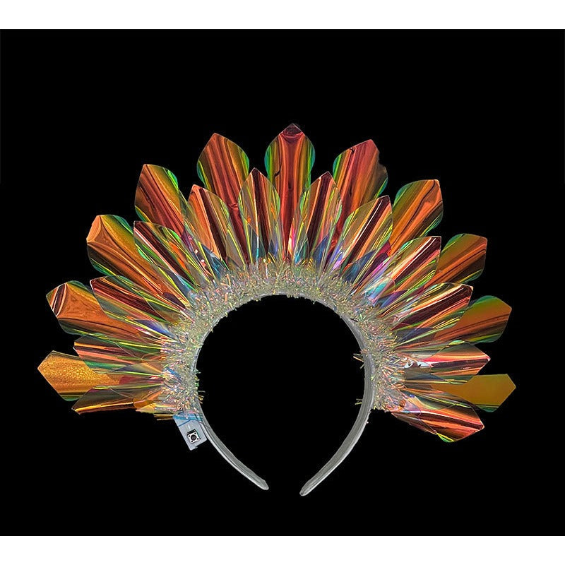 Wholesale Color Luminescent Film Plastic Head Clamp