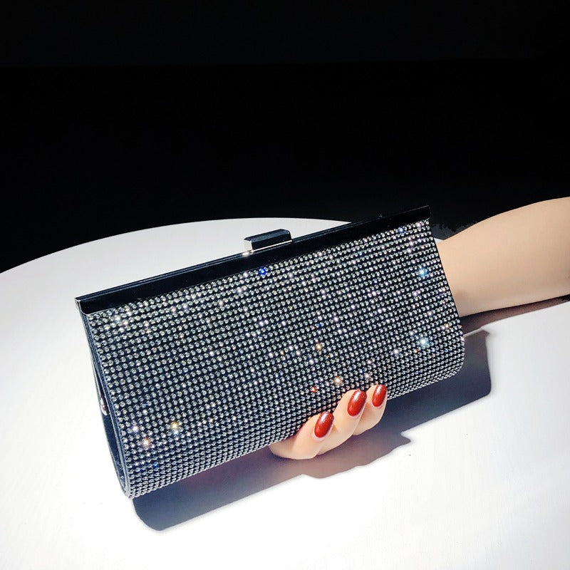 Wholesale Evening Dress with Diamond Set Handbag