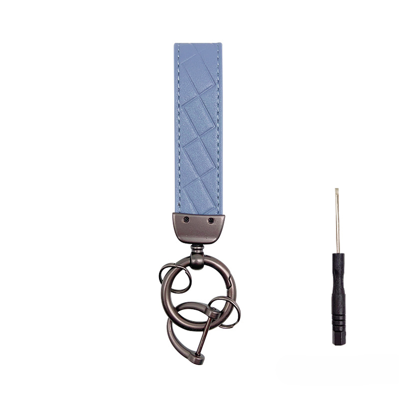 Llavero de cordero de gamuza de cuero al por mayor