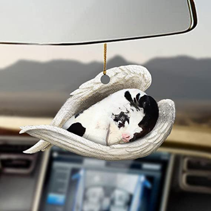 Wholesale Acrylic Cow Car Ornament