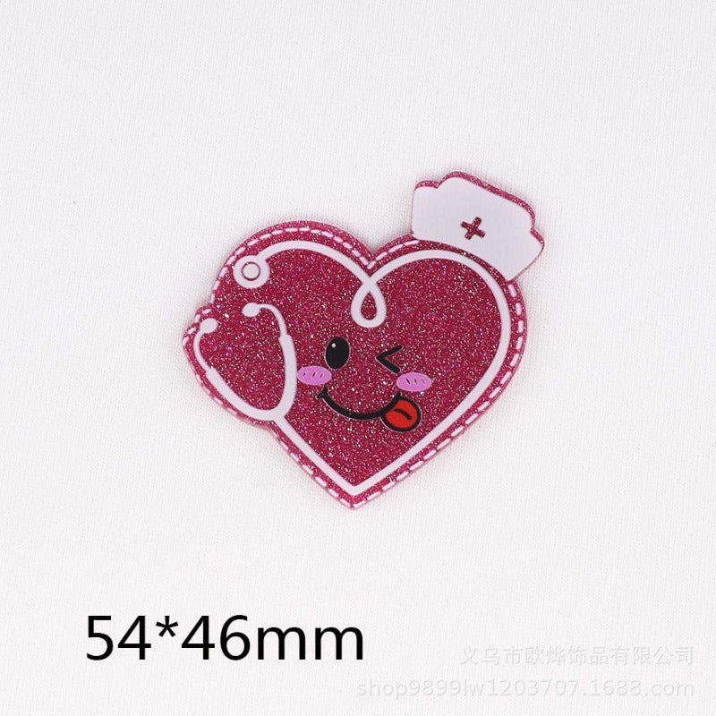 Wholesale 10pcs Cartoon Organ Medical Love Bag  FlatBack